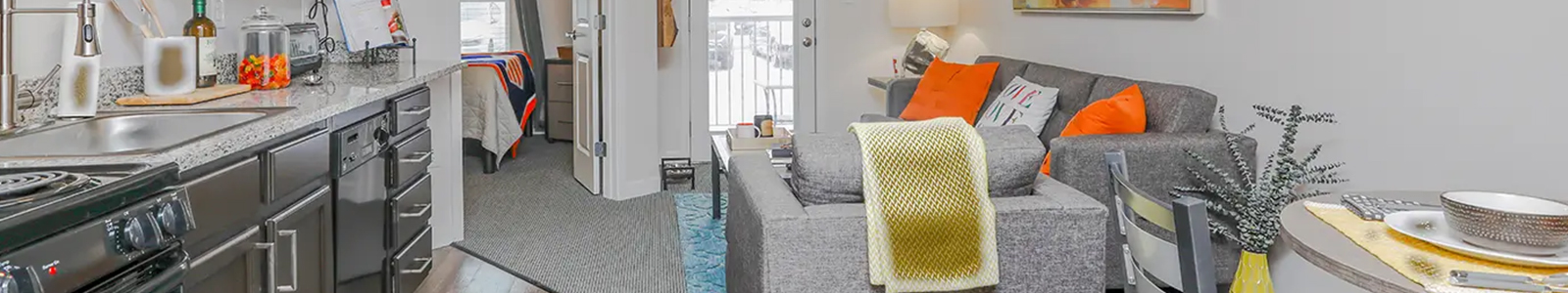 furnished living space